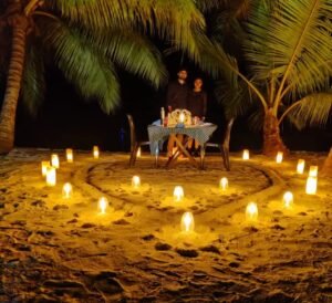 Candle-light-Dinner on Beach at Havelock