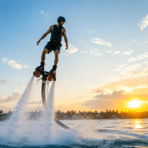 Fly board at elephant Beach
