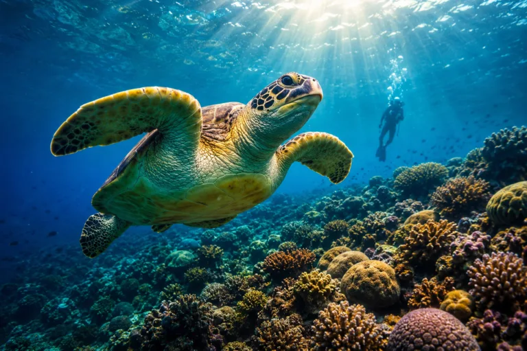 Scuba Diving at turtle beach